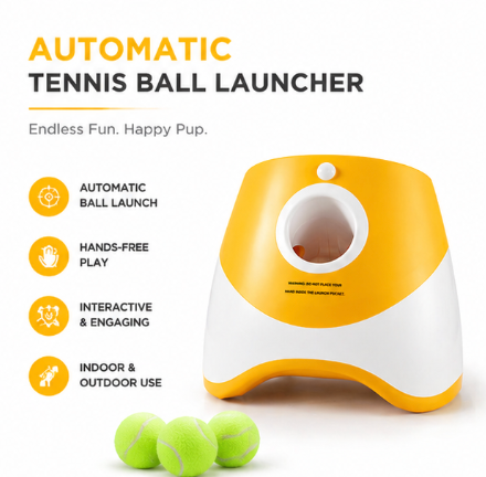 Automatic Tennis Ball Launcher